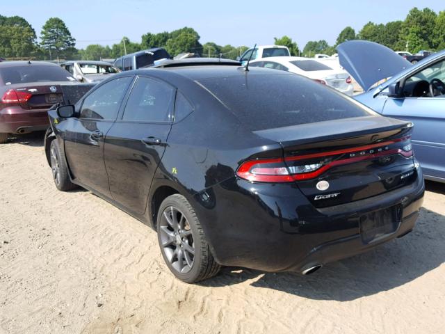 1C3CDFBB9FD299576 - 2015 DODGE DART SXT BLACK photo 3