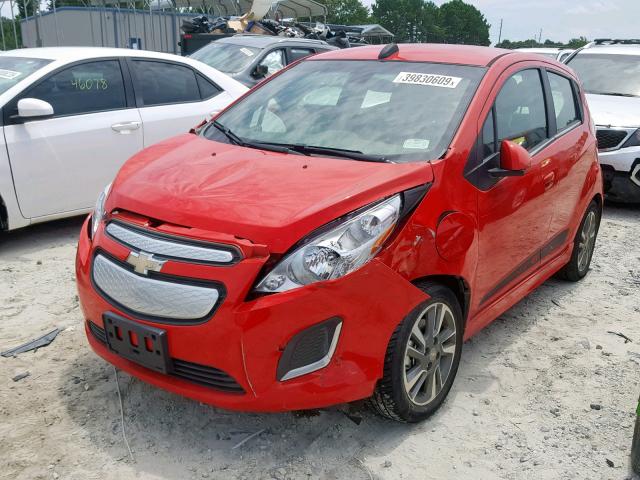 KL8CL6S03FC715746 - 2015 CHEVROLET SPARK EV 2 RED photo 2