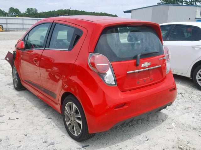 KL8CL6S03FC715746 - 2015 CHEVROLET SPARK EV 2 RED photo 3