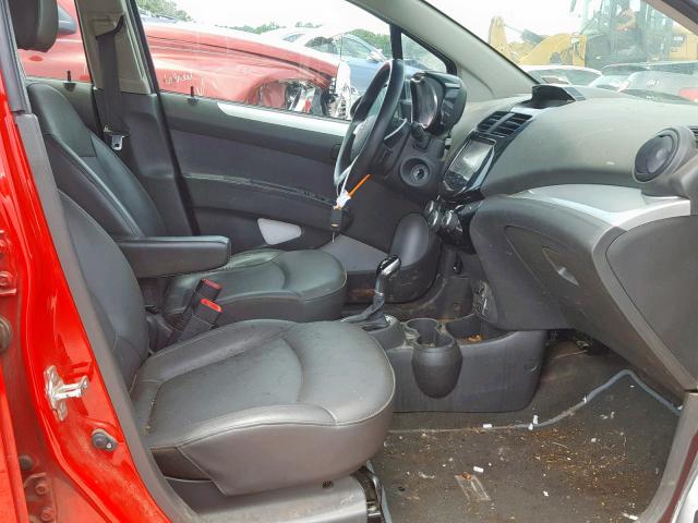 KL8CL6S03FC715746 - 2015 CHEVROLET SPARK EV 2 RED photo 5