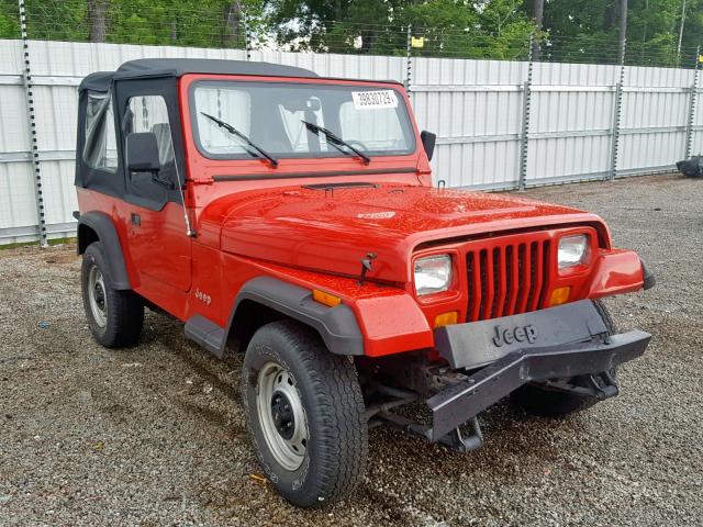 1J4FY19P3RP417748 - 1994 JEEP WRANGLER / RED photo 1