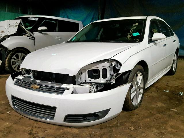 2G1WC5EM1B1160298 - 2011 CHEVROLET IMPALA LTZ WHITE photo 2