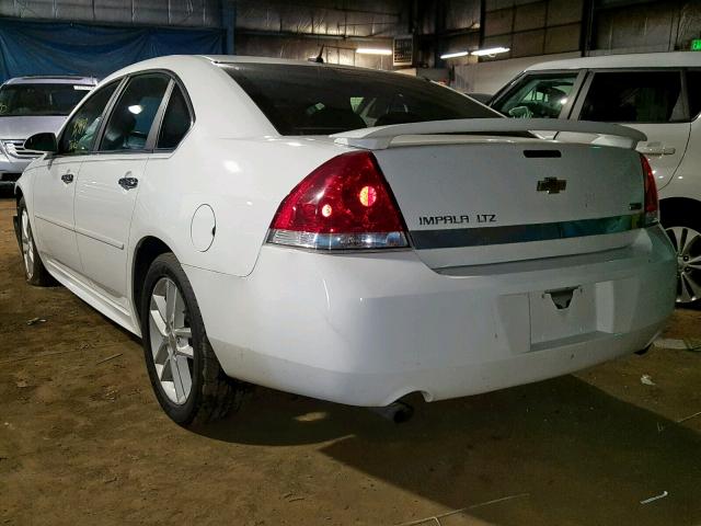 2G1WC5EM1B1160298 - 2011 CHEVROLET IMPALA LTZ WHITE photo 3