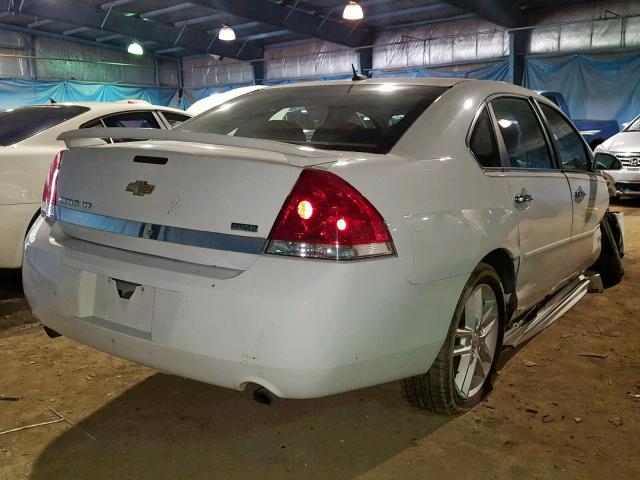 2G1WC5EM1B1160298 - 2011 CHEVROLET IMPALA LTZ WHITE photo 4