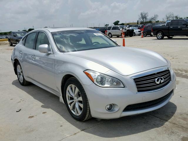 JN1BY1APXDM510439 - 2013 INFINITI M37 SILVER photo 1