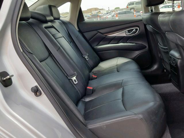 JN1BY1APXDM510439 - 2013 INFINITI M37 SILVER photo 6