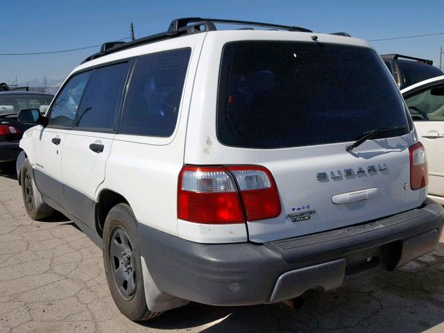 JF1SF63591H755786 - 2001 SUBARU FORESTER L WHITE photo 3