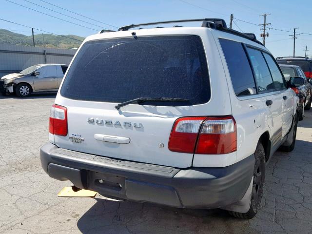 JF1SF63591H755786 - 2001 SUBARU FORESTER L WHITE photo 4