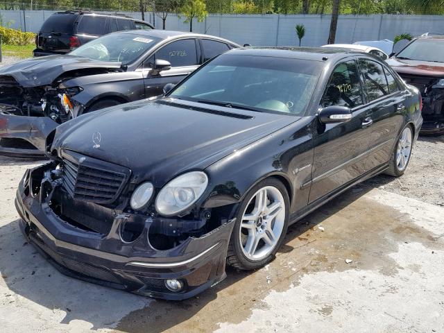 WDBUF76J63A392990 - 2003 MERCEDES-BENZ E 55 AMG BLACK photo 2