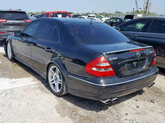 WDBUF76J63A392990 - 2003 MERCEDES-BENZ E 55 AMG BLACK photo 3