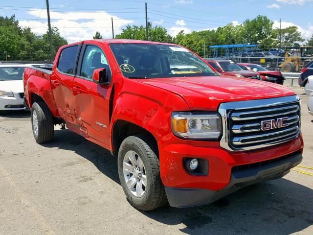 1GTG5CEN2J1208432 - 2018 GMC CANYON SLE RED photo 1