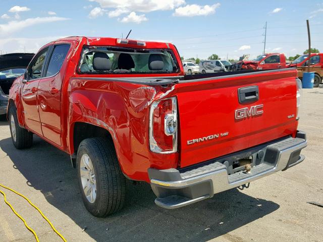 1GTG5CEN2J1208432 - 2018 GMC CANYON SLE RED photo 3