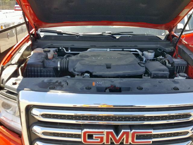 1GTG5CEN2J1208432 - 2018 GMC CANYON SLE RED photo 7