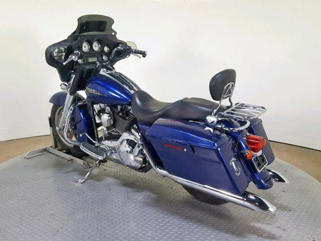 1HD1KBW156Y616523 - 2006 HARLEY-DAVIDSON FLHXI BLUE photo 6