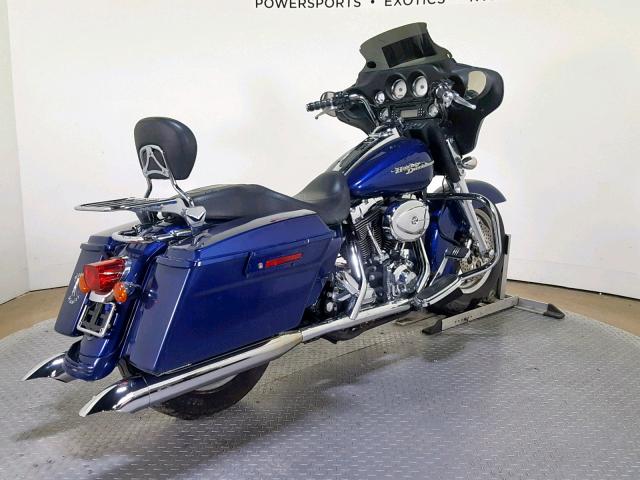 1HD1KBW156Y616523 - 2006 HARLEY-DAVIDSON FLHXI BLUE photo 8