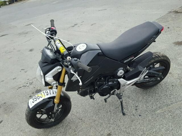 MLHJC6119E5006702 - 2014 HONDA GROM 125 BLACK photo 2