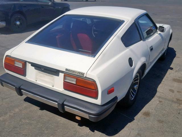 JN1HZ04SXBX414940 - 1981 DATSUN 280ZX WHITE photo 4