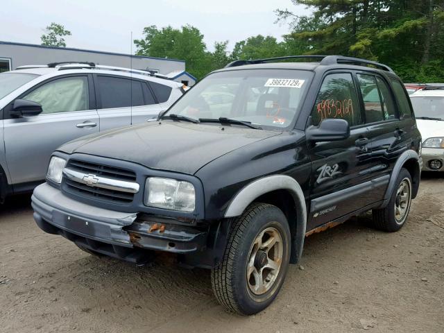 2CNBJ734226942957 - 2002 CHEVROLET TRACKER ZR BLACK photo 2