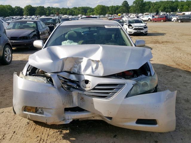 4T1BB46K59U107016 - 2009 TOYOTA CAMRY HYBR SILVER photo 7