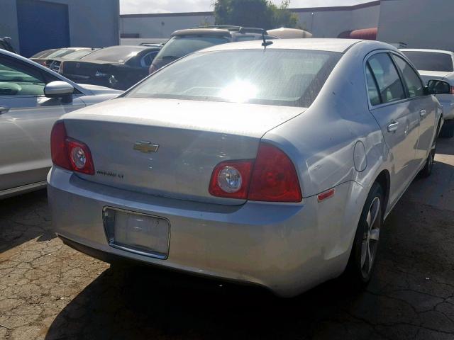 1G1ZC5E17BF379326 - 2011 CHEVROLET MALIBU 1LT SILVER photo 4