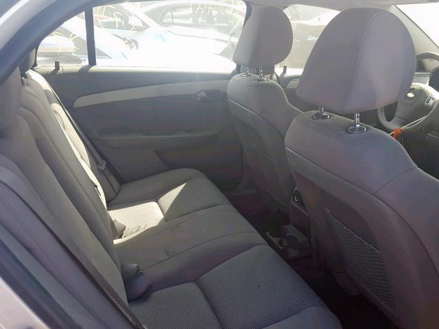 1G1ZC5E17BF379326 - 2011 CHEVROLET MALIBU 1LT SILVER photo 6