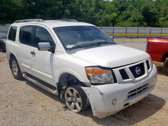 5N1BA0ND6AN610602 - 2010 NISSAN ARMADA SE WHITE photo 1