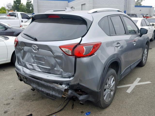 JM3KE2BE4F0544953 - 2015 MAZDA CX-5 SPORT SILVER photo 4