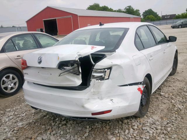 3VW2K7AJ9FM354010 - 2015 VOLKSWAGEN JETTA BASE WHITE photo 4