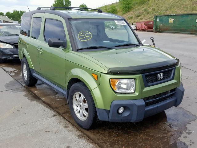 5J6YH18756L012567 - 2006 HONDA ELEMENT EX GREEN photo 1