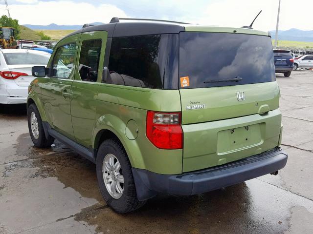 5J6YH18756L012567 - 2006 HONDA ELEMENT EX GREEN photo 3