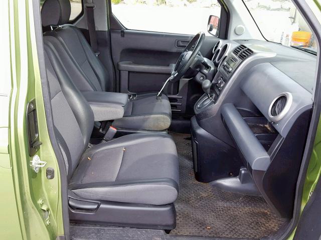 5J6YH18756L012567 - 2006 HONDA ELEMENT EX GREEN photo 5