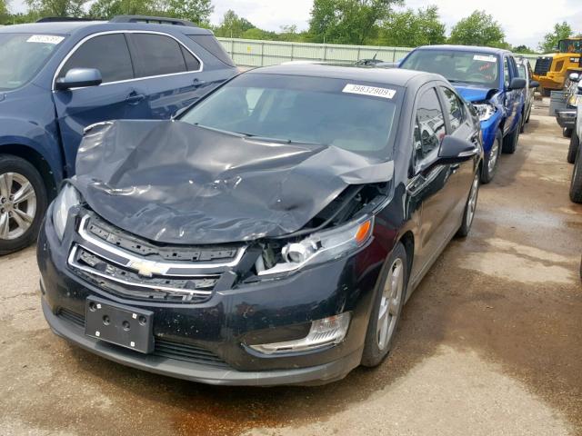 1G1RA6E40EU154252 - 2014 CHEVROLET VOLT BLACK photo 2