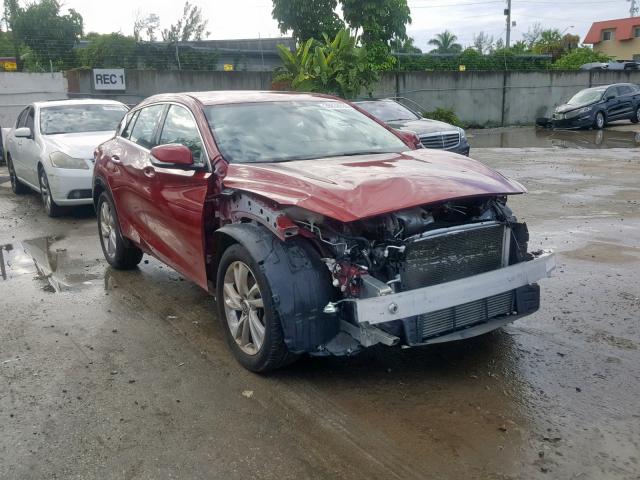 SJKCH5CP4HA036577 - 2017 INFINITI QX30 BASE RED photo 1