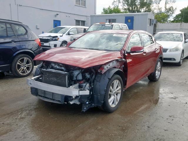 SJKCH5CP4HA036577 - 2017 INFINITI QX30 BASE RED photo 2