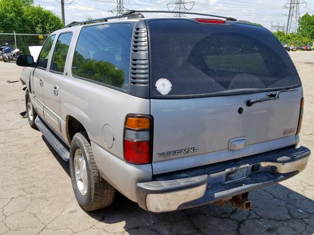 1GKFK16Z35J137987 - 2005 GMC YUKON XL K SILVER photo 3