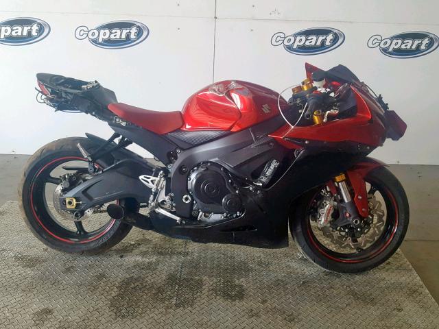 JS1GR7MA7E2101977 - 2014 SUZUKI GSX-R750 RED photo 9