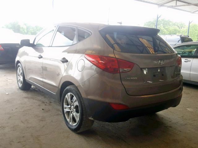 KM8JT3AB3BU121044 - 2011 HYUNDAI TUCSON GL BROWN photo 3