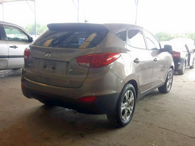 KM8JT3AB3BU121044 - 2011 HYUNDAI TUCSON GL BROWN photo 4