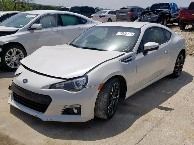 JF1ZCAC17G8603277 - 2016 SUBARU BRZ 2.0 LI WHITE photo 2