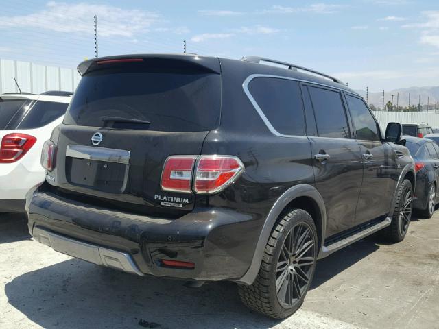 JN8AY2NE5J9734681 - 2018 NISSAN ARMADA PLA BLACK photo 4