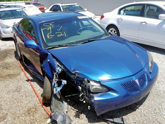 2G2WS522X41357460 - 2004 PONTIAC GRAND PRIX BLUE photo 1