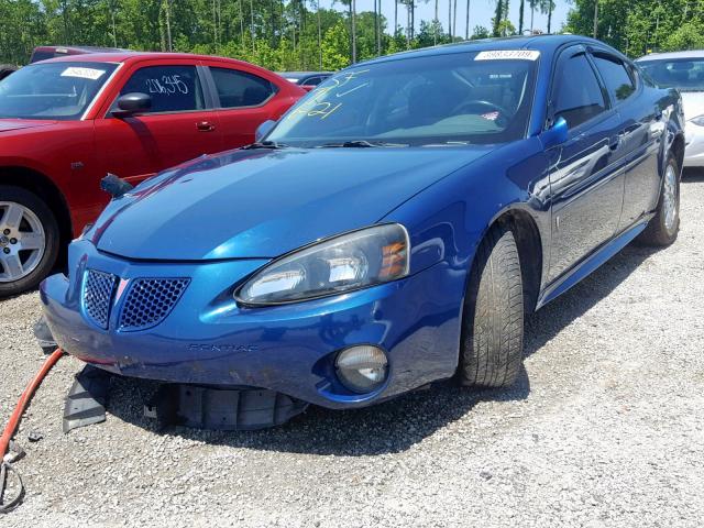 2G2WS522X41357460 - 2004 PONTIAC GRAND PRIX BLUE photo 2