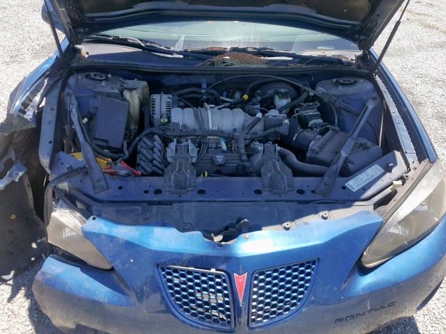 2G2WS522X41357460 - 2004 PONTIAC GRAND PRIX BLUE photo 7