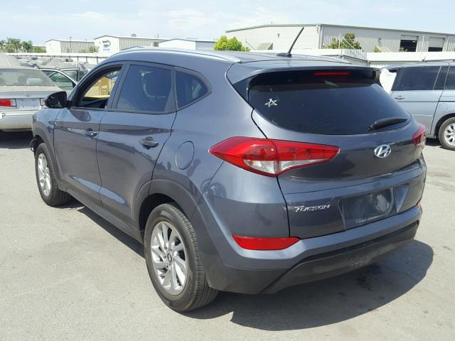 KM8J33A4XGU119817 - 2016 HYUNDAI TUCSON LIM CHARCOAL photo 3