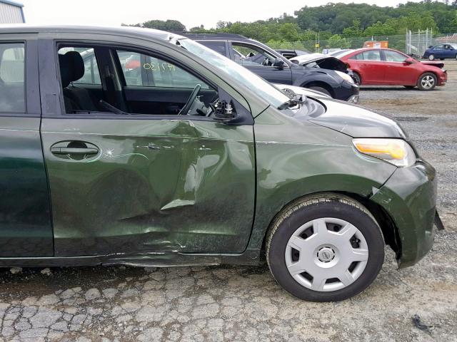 JTKKU4B49C1023028 - 2012 TOYOTA SCION XD GREEN photo 9