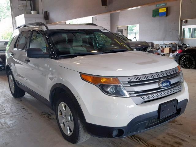 1FMHK8B87CGA17688 - 2012 FORD EXPLORER WHITE photo 1