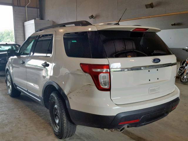 1FMHK8B87CGA17688 - 2012 FORD EXPLORER WHITE photo 9