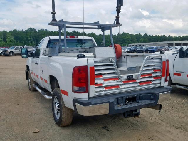 1GT01ZE8XCF124021 - 2012 GMC SIERRA C25 WHITE photo 3