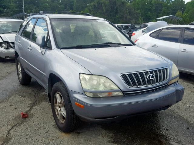 JTJGF10U220132277 - 2002 LEXUS RX 300 BLUE photo 1