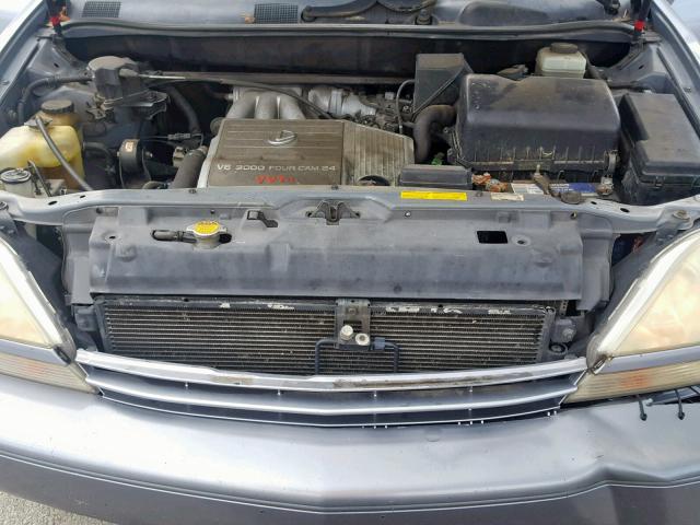 JTJGF10U220132277 - 2002 LEXUS RX 300 BLUE photo 7